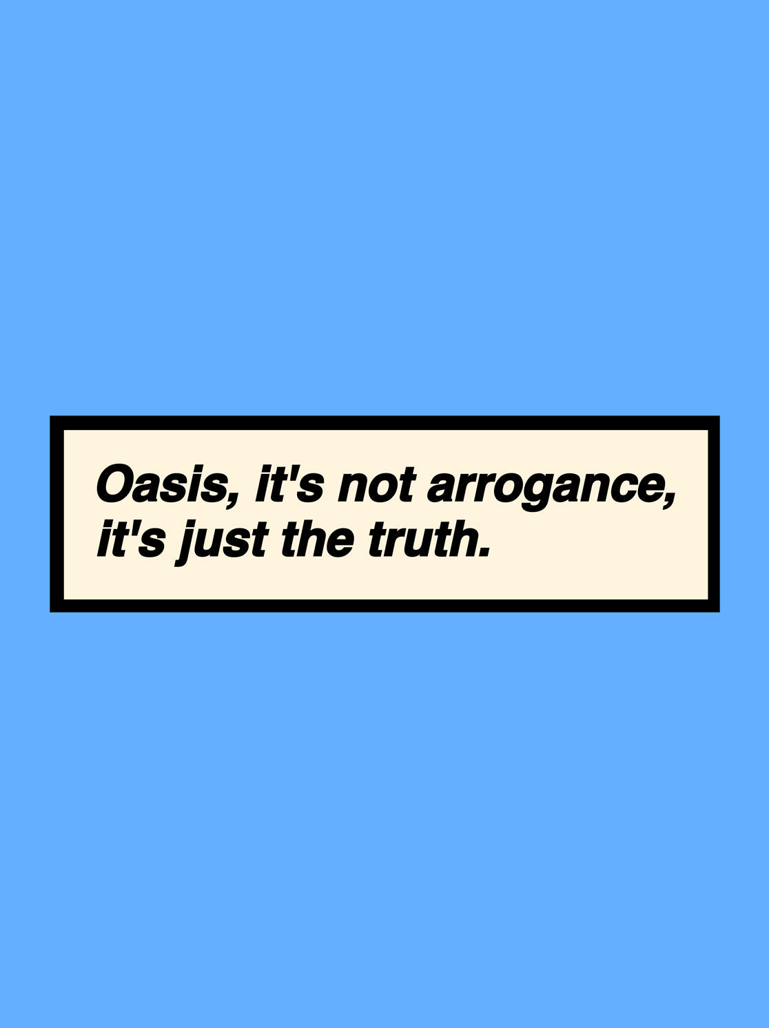 STICKER / Oasis